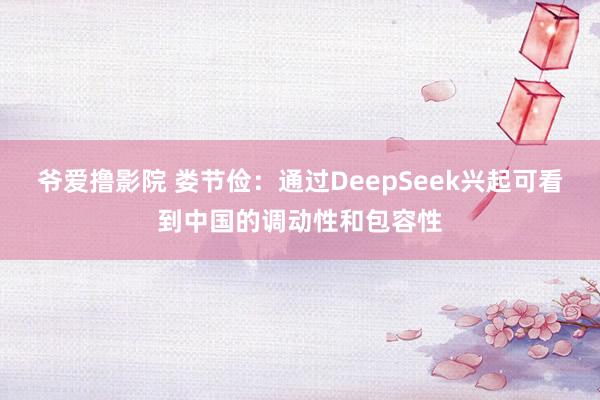 爷爱撸影院 娄节俭：通过DeepSeek兴起可看到中国的调动性和包容性
